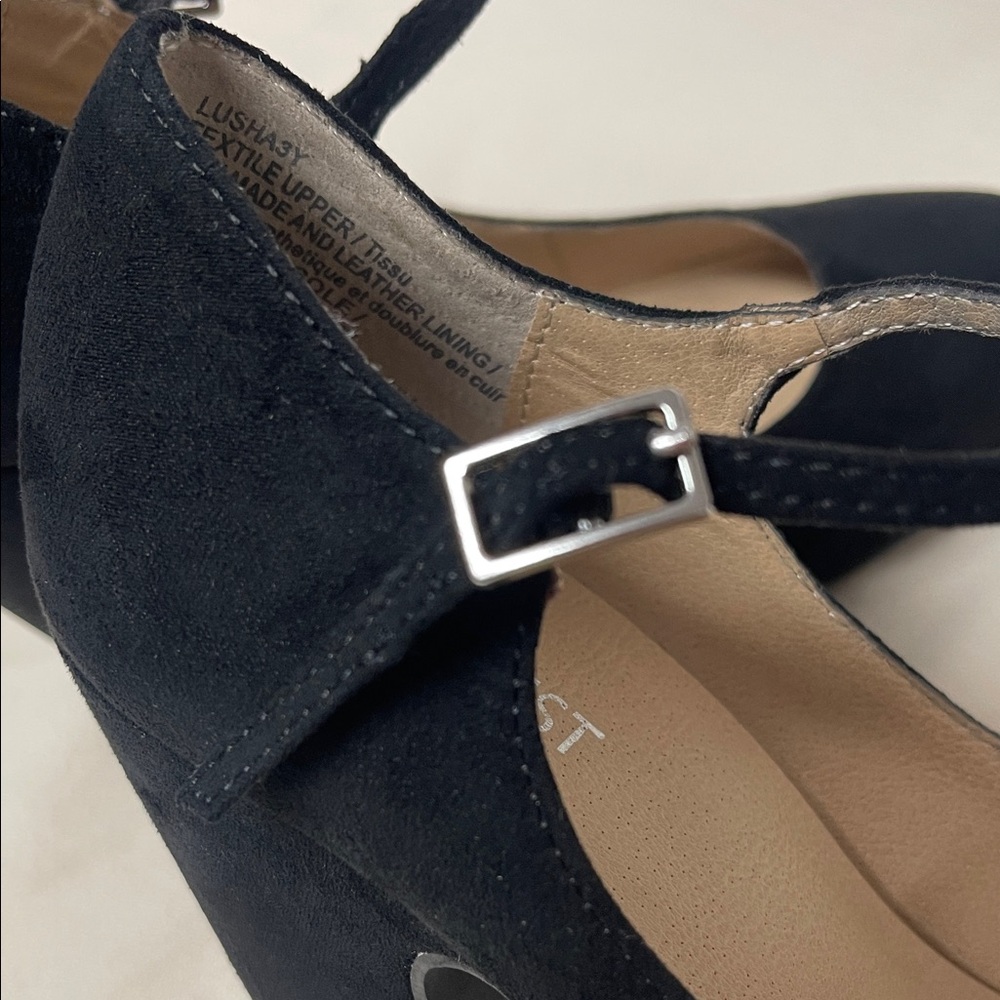 Nine West Black Suede Mary Jane Heels - Picture 9 of 13